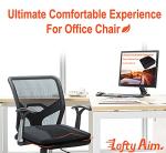 Lofty Aim Car Seat Cushion, Comfort Memory Foam Car Cushions for Driving - Sciatica & Lower Back Pain Relief, Driver Seat Pillow for Auto, Office Chair, Wheelchair - Black