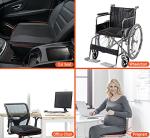 Lofty Aim Car Seat Cushion, Comfort Memory Foam Car Cushions for Driving - Sciatica & Lower Back Pain Relief, Driver Seat Pillow for Auto, Office Chair, Wheelchair - Black