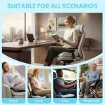 OVRST Seat Cushion,Office Chair Memory Cushion, Ergonomic Design, Relieve Sciatica and Long-Term Sitting Pain, Suitable for desks, car Seats, Games, wheelchairs
