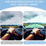 Mosxoed Seat Cushion for Truck Driver, Memory Foam Truck Seat Cushion with Adjustable Strap – Ergonomic Back Support & Sciatica Relief for Long Drives, Semi Truck Accessories, Dark Gray