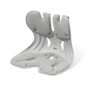 BKT Lumbar Support Seat Cushions Ergonomic Office Chair for Students Office Workers Nursing Mothers Long Sitting Outdoor Fishing Floor Chair (L-Grey)