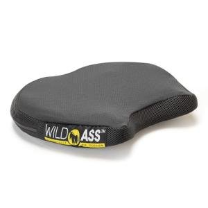 Wild Ass Smart Classic- Motorcycle Air Gel Seat Cushion, Ergonomic Air-Adjusting Pad with Straps, Universal Fit for Ultimate Comfort & Relief, Cool Flow Motorcycle Accessory for Long Rides – Black