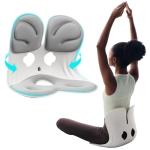 BKT Seat Cushion Chair Ergonomic Office Chair Cushions Lumbar Support for Seat Pillow Ideal for Students Office Workers Nursing Mothers Long Sitting Outdoor Fishing Floor (Grey)