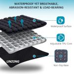 LinZong Travel Cushion Airplane Seat,Plane Seat Cushion for Long Flights,Portable Inflatable Seat Cushion for Air Travel,Office,Car and Wheelchair,Comes with Air Pump and Storage Bag