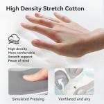 BKT Seat Cushion Chair Ergonomic Office Chair Cushions Lumbar Support for Seat Pillow Ideal for Students Office Workers Nursing Mothers Long Sitting Outdoor Fishing Floor (Grey)