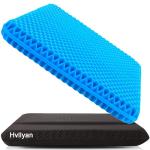Hvllyan Gel Seat Cushion for Long Sitting (Thick & Extra Large), Gel Cushion for Wheelchair Soft, Chair Cushion, Car Seat Cushion Breathable, for Office Chair for Hip Pain
