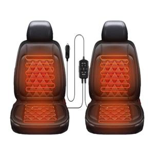 GITRILY Professional Comfort- Car seat Cushion Ergonomic Removable Essential for Long Distance Driving in Winter,Two-Seater