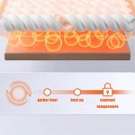 GITRILY Professional Comfort- Car seat Cushion Ergonomic Removable Essential for Long Distance Driving in Winter,Two-Seater