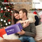 ZZ-WELL Seat Cushions for Office Chairs - Patented Extra Large Seat Cushion 21.2" W x 16.5" L - Memory Foam Seat Cushion for Tailbone Pain Relief, Sitting Pressure Relief (Light Grey)