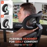 CAPOT Ergonomic Mesh Office Chair with Adjustable Features