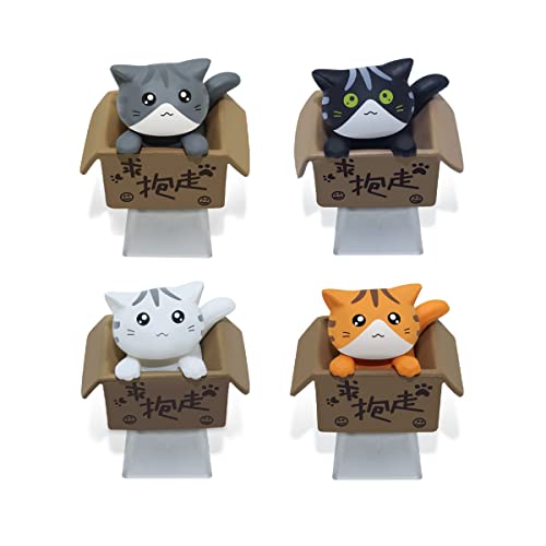Cute Cat Keycaps for Custom Mechanical Keyboards