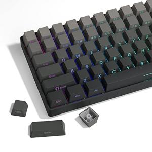 Gradient Gray PBT Keycap Set for Mechanical Keyboards