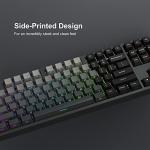 Gradient Gray PBT Keycap Set for Mechanical Keyboards