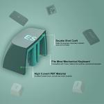 Womier Touches PBT Blanches/Vertes pour Clavier MX