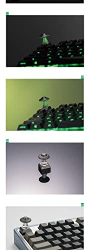 Holyoops UFO CNC Anodized Aluminum Keycap - Black