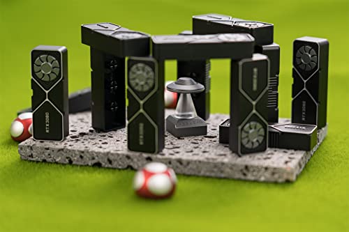 Holyoops UFO CNC Anodized Aluminum Keycap - Black
