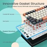 RisoPhy RGB Gaming Keyboard with Hot-Swap Keys