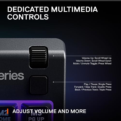 SteelSeries Apex 3 TKL Water-resistant Gaming Keyboard