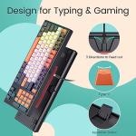 RisoPhy RGB Gaming Keyboard with Hot-Swap Keys