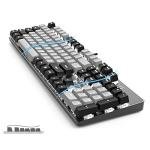 Merdia Gaming Keyboard with Blue Switch and White LED