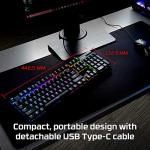 HyperX Alloy Origins - Compact RGB Mechanical Gaming Keyboard