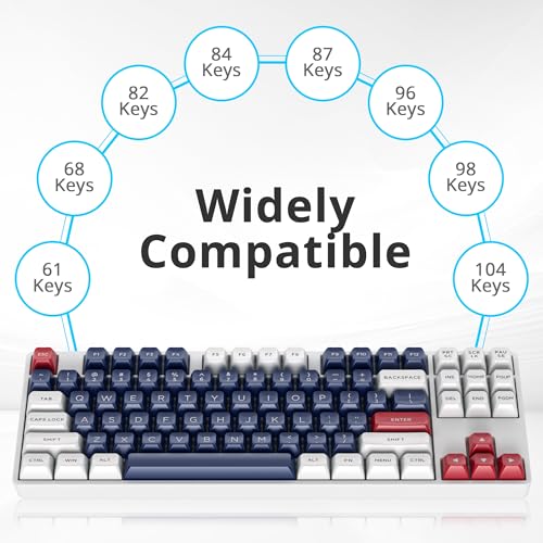 WHYSP 150 Keys ASA Profile Double-Shot Keycaps Set