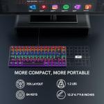 SABLUTE Low Profile Wireless Gaming Keyboard 75% Layout