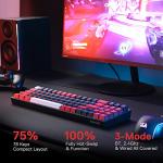 Redragon K628 PRO 75% Wireless RGB Mechanical Keyboard