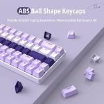 Custom 112 Key Gradient Light Purple Keycap Set