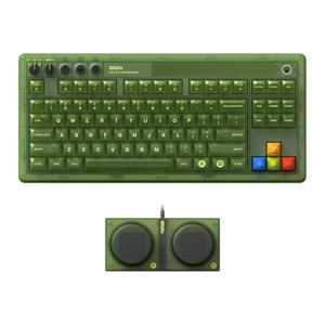 8BitDo Retro 87 Mechanical Keyboard with RGB Backlight, Bluetooth/2.4G/USB-C Hot Swappable Wireless Gaming Keyboard for Windows and Android - Xbox Edition (Officially Licensed)