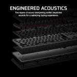 CORSAIR K70 CORE RGB Mechanical Wired Gaming Keyboard with Palmrest – Pre-Lubed MLX Red Linear Switches, SOCD, ABS Double-Shot Keycaps, Sound Dampening, Media Control Dial, QWERTY NA – Black