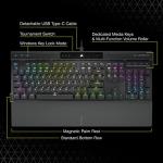 Corsair K70 RGB PRO Mechanical Wired Gaming Keyboard – Cherry MX Brown Tactile Switches – 8,000hz Hyper-Polling – PBT Double-Shot Keycaps – iCUE Compatible – PC, Mac, Xbox – QWERTY NA – Black
