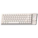 IQUNIX Magi65 Pro Low Profile Mechanical Keyboard Wireless 65% Keyboard Ultra Slim for Creamy Typing, Hot Swappable, RGB Backlit, PBT Keycaps, Aluminum Case, BT/2.4G/USB-C, Mac/Windows (Ochre White)