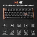 Keychron K4 HE Wireless Custom Mechanical Keyboard