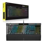 CORSAIR K100 RGB Mechanical Gaming Keyboard - CHERRY MX SPEED RGB Silver Keyswitches - PBT Double-Shot Keycaps - Elgato Stream Deck and iCUE Compatible - QWERTY NA Layout - Black