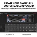 Keychron V6 Wired Custom Mechanical Keyboard, Black