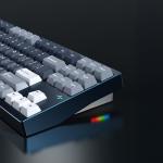 KEEBMONKEY WOBKEY Crush 80 Reboot CNC Aluminum 5-Second Quick-Release Triple-Mode Connectivity Mechanical Keyboard with Superior Acoustics (Pro Black)