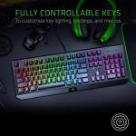 Razer BlackWidow Mechanical Gaming Keyboard: Green Mechanical Switches, Tactile & Clicky, Chroma RGB Lighting, Anti-Ghosting, Programmable Macro Functionality