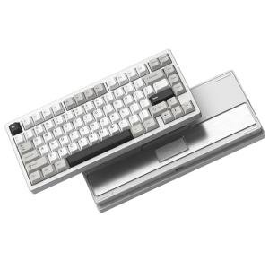 Womier RD75 Pro 75% Keyboard, Quick Release Wireless Aluminum Gaming Keyboard, QMK/VIA Tri-Mode Mechanical Key Board Custom Hot Swappable with RGB Creamy for Windows/Mac/PC - Silver