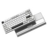Womier RD75 Pro 75% Keyboard, Quick Release Wireless Aluminum Gaming Keyboard, QMK/VIA Tri-Mode Mechanical Key Board Custom Hot Swappable with RGB Creamy for Windows/Mac/PC - Silver