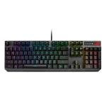 ASUS ROG Strix Scope RX Gaming Mechanical Keyboard, Red Optical Switches, USB 2.0 Passthrough, 2X Wider Ctrl Key, Aura Sync, Armoury Crate RGB Lighting, Black