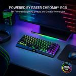 Razer BlackWidow V3 Mini HyperSpeed 65% Wireless Mechanical Gaming Keyboard: Yellow Mechanical Switches Linear & Silent - Phantom Pudding Keycaps - Chroma RGB - Up to 200 Hr Battery - Snap Tap