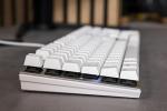 Cherry KC 200 MX Mechanical Office Keyboard with New MX2A switches. Modern Design with Metal Plate Frame (White W/MX2A Brown Switch)