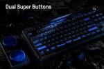8BitDo 87 Keys Retro Mechanical Keyboard Bluetooth/2.4G/USB-C, RGB Backlight, Hot Swappable, Dual Super Programmable Buttons, Volume Knob for PC and Android - Mecha BREAK: PANTHER