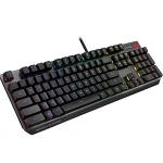 ASUS ROG Strix Scope RX Gaming Mechanical Keyboard, Red Optical Switches, USB 2.0 Passthrough, 2X Wider Ctrl Key, Aura Sync, Armoury Crate RGB Lighting, Black