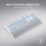 Razer Pro Type Ultra Wireless Mechanical Keyboard: Silent, Linear Switches - Ergonomic Design - HyperSpeed Technology - Connect up to 4 Devices - Fully Programmable Keys & Smart Controls