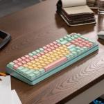 Cooler Master MK770 Macaron Wireless Mechanical RGB Gaming Keyboard, Kailh Box V2 Click White Switches, Gasket Structure, Hot-Swappable, Bluetooth|2.4GHz, Tactile 3-Way Dial, QWERTY (MK-770-MCKW1-US)