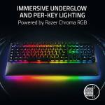Razer BlackWidow V4 Pro Wired Mechanical Gaming Keyboard: Yellow Switches Linear & Silent - Doubleshot ABS Keycaps - Command Dial - Chroma RGB - Magnetic Wrist Rest - Snap Tap