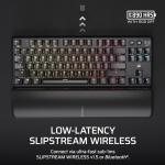 Corsair K70 CORE TKL Wireless RGB Tenkeyless Mechanical Gaming Keyboard – Pre-Lubed MLX Red v2 Linear Switches, SOCD, ABS Double-Shot Keycaps, Sound Dampening, 1000Hz Polling, QWERTY NA – Black