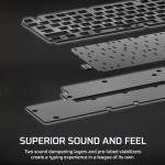 Corsair K70 CORE TKL Wireless RGB Tenkeyless Mechanical Gaming Keyboard – Pre-Lubed MLX Red v2 Linear Switches, SOCD, ABS Double-Shot Keycaps, Sound Dampening, 1000Hz Polling, QWERTY NA – Black